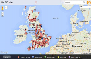BID map of the UK