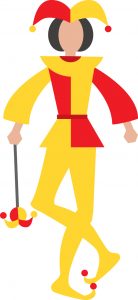 A symbol of a medieval court jester