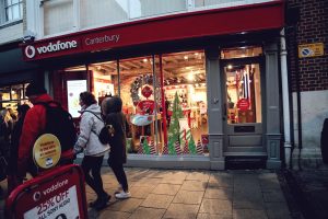 The exterior of Vodafone Canterbury