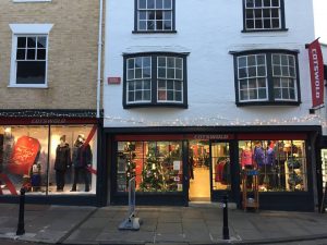 The exterior of Cotswold store