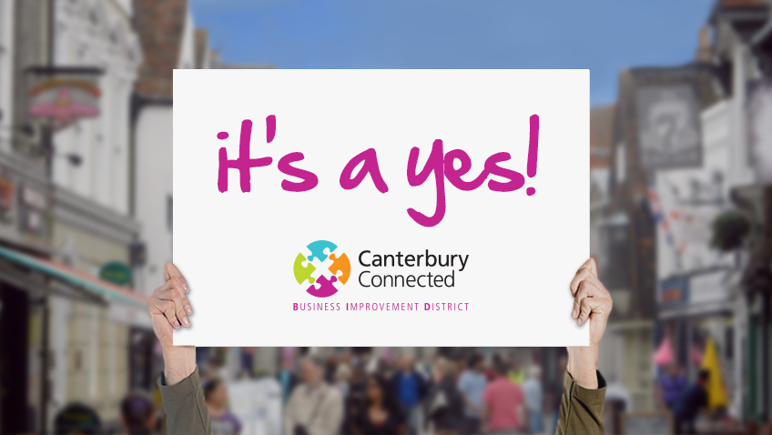 It's a yes! Canterbury Connected BID