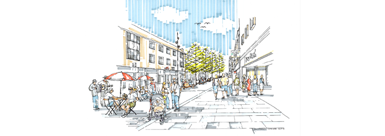 St Georges street concept design drawing