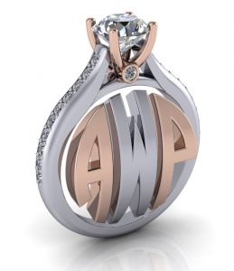 An AWPearce ring logo