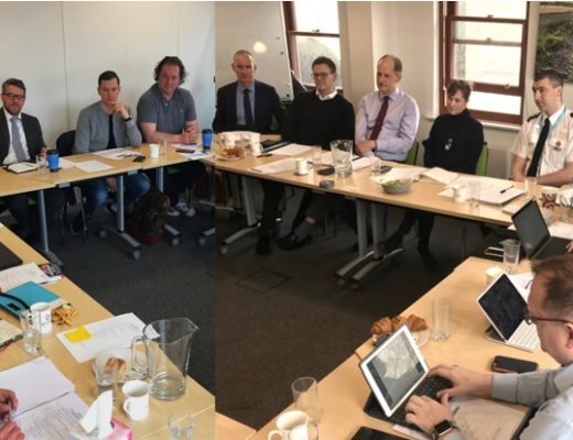 A board meeting