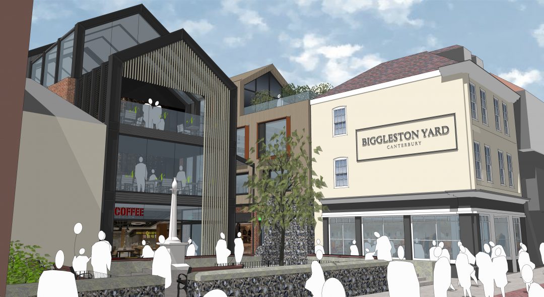 Concept photo for the design of Biggleston Yard