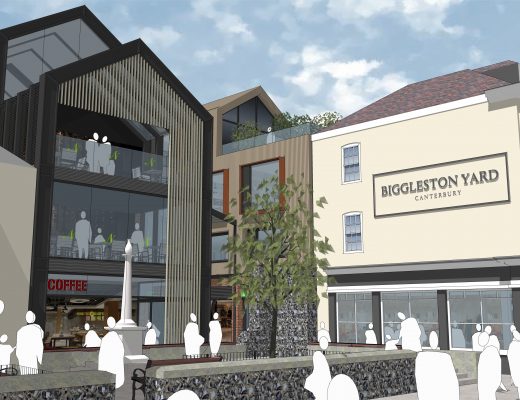 Concept photo for the design of Biggleston Yard