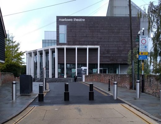 A photo of Marlowe Theatre from a distance
