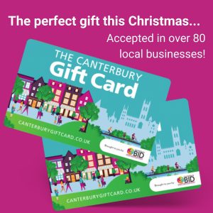 The perfect gift this christmas... accepted in over 80 local businesses! The Canterbury Gift Card