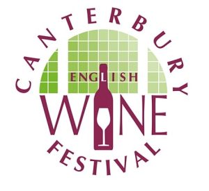 A logo for Canterbury English Wine Festival