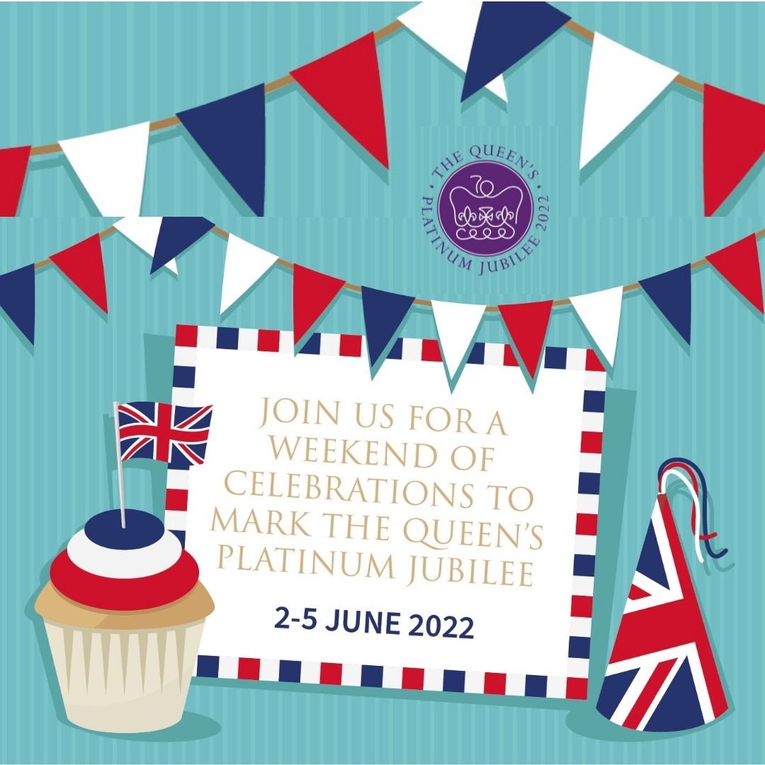 'Join us for a weekend of celebrations to mark the Queen's Platinum Jubilee - 2-5 June 2022'