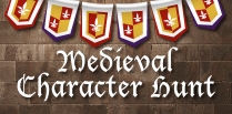 'Medieval character hunt'