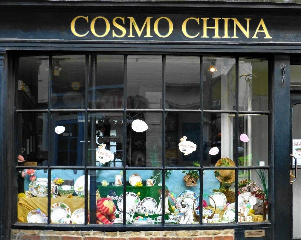 A photo of a Cosmo China shop window