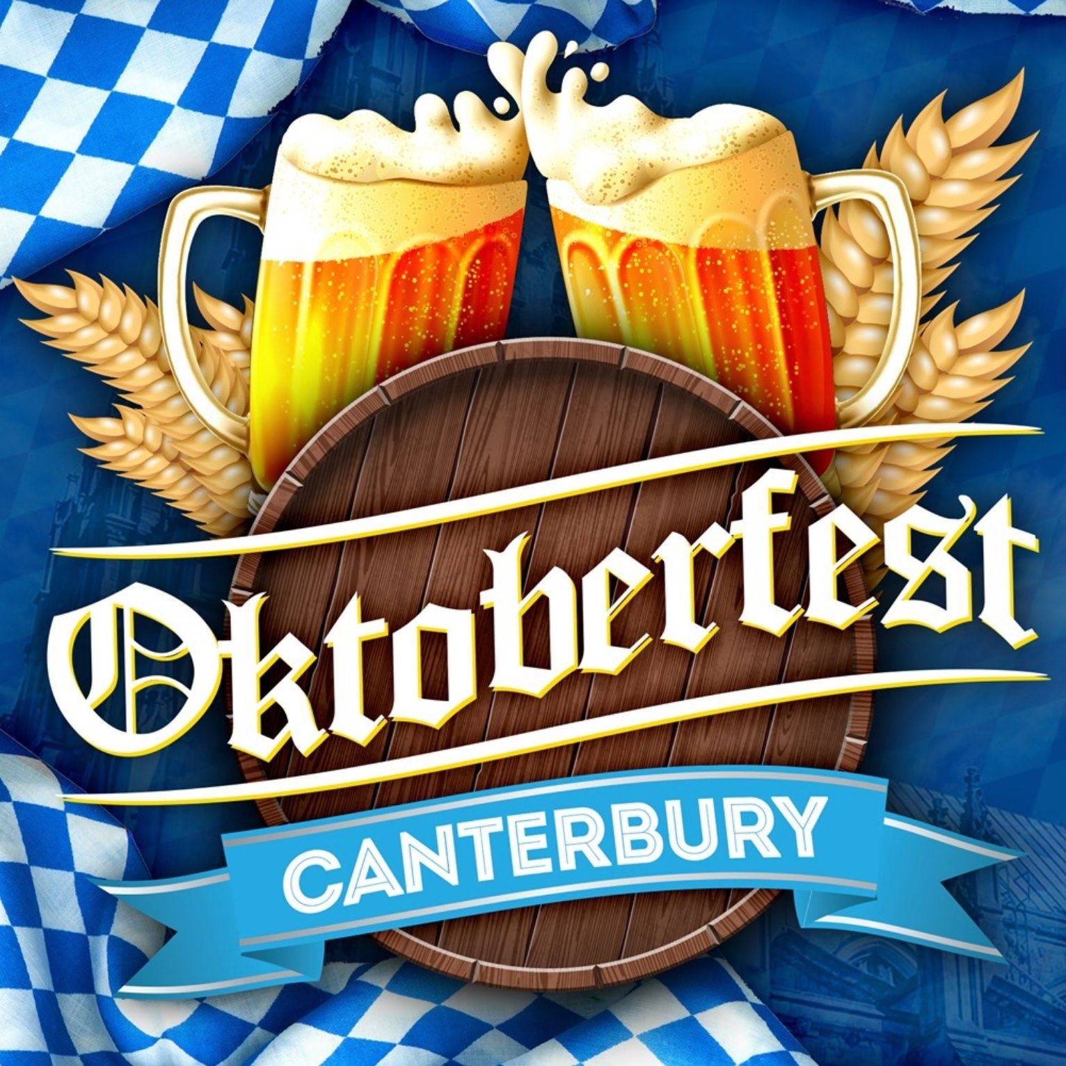 A poster promoting Canterbury Oktoberfest